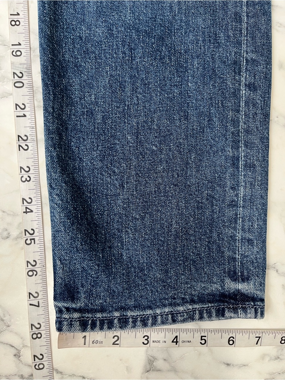 MOTHER SUPERIOR Pixie Tomcat Ankle Jeans in Born To Bite Exposed Button Fly 31 - Picture 12 of 16